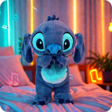 Stitch Disney Plush – Breathing & Soothing Toy with Music & Light for Kids