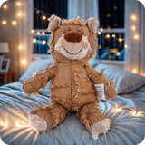 Patchwork Cute Bear Pet Plush Toy