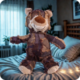 Patchwork Cute Bear Pet Plush Toy